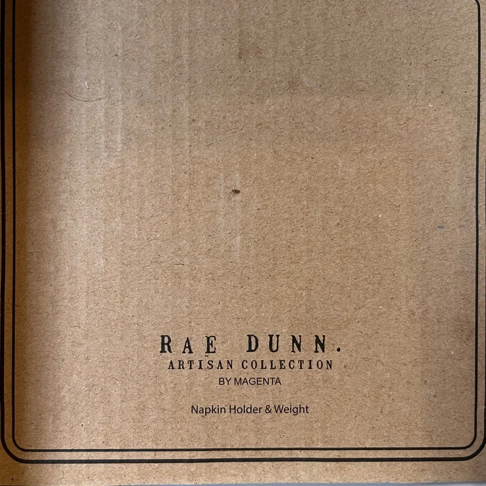 Rae Dunn “Hold” Napkin holder or weight - Picture 4 of 4